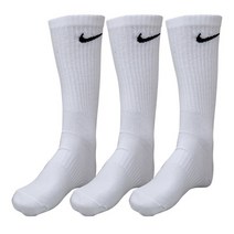 [나이키] 에브리데이 라이트웨이트 3PR 크루 삭스(SX7676-100), 사이즈:026 / 코드:SX7676100