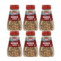 Dr. Oetker 닥터 오트커 크리스마스 순록 치어 얼티미트 스프링클 115g x 6팩, 6개