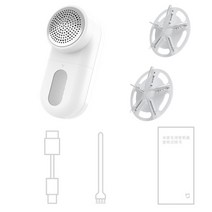 xiaomi mijia 보푸라기 제거제 옷 fuzz pellet 트리머 기계 휴대용 충전 패브릭 면도기 제거 옷 스풀 remova, 커터 헤드 2개 추가