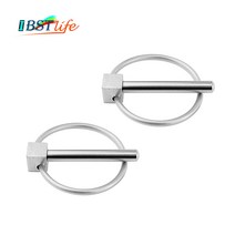 SS316 보트 카약 카누 트레일러 트랙터 트롤리캐러밴 린치 핀린치 핀 클립고정 클립해양 하드웨어2 개, 03 8mm