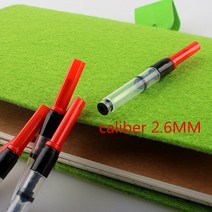벼루 먹 서예용품 5pcs 구경 2.6mm 만년필 잉크 변환기 카트리지 뜨거운 판매 펜, 01 5PCS