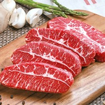 부채살 스테이크 1kg 2kg 미국산 냉동 소고기 소포장 미니 스테이크 쇠고기 구이용 수입산, (500g)