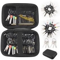 새로운 저장봉투가 달린 차량 단자 분해 공구 꾸러미 전선 연결기 바늘귀 뽑기 수리 열쇠조, 중국., 만년필가방