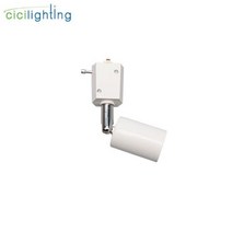 새로운 E27 표면 장착 천장 조명 또는 레일 장착 천장 조명 검정 흰색 산업 천장 조명 LED 레일 조명, white track light