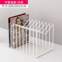 LP 보관함 수납장 꽂이 거치대 레코드판 박스 엘피 정리함 DVD CD 진열 빈티지 장 철제, BC귀여운토끼-흰색