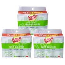 스카치브라이트 중형 테이프클리너 리필, 3개