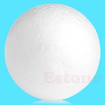 DIY 모델링 폴리스티렌 스티로폼 거품 공 크리 에이 티브 소재 화이트, 8cm