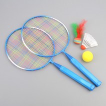심플 디자인 어린이용 미니 배드민턴 세트, 1세트, 색상랜덤
