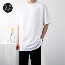 데일리 워싱 레이어드 트임 오버핏 반팔 티셔츠(2color)