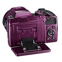 Nikon 디지털 카메라 COOLPIX B500 광학 40배 줌 1602만 화소 AA 배터리 플럼 B500PU