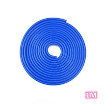 자동차 외곽부품1M 2M 3M 자동차 도어 가장자리 스크래치 보호기 스트립 가드 트림 안티 충돌 철강 스타일, 04 1M Blue