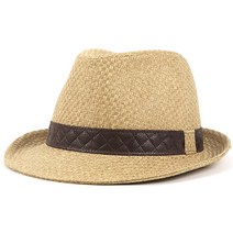 아이엠캡 가죽 엠보 지사 빅사이즈 페도라