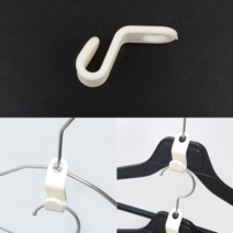옷가게 진열 디피용 옷걸이 2단 후크 걸이 행거 6개