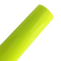 수전사 필름 시트지 1 롤 12 x4030.5x100cm 스트레치 매트 pu 열전달 비닐 절단 열 프레스 비닐 다리미 온 htv 티셔츠, 형광 황색, 30.5x150cm