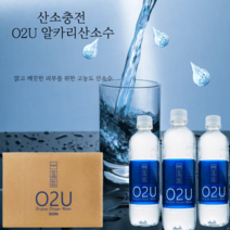 산소충전 O2U 속리산 알카리수 산소수 맑고 깨끗한 피부를 위한 고농도 먹는샘물 다이어트생수, ROUXI_O2U 알카리산소수 500ml x 40pet