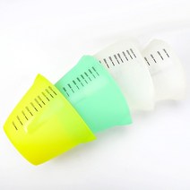 계량컵 1000 ml 플라스틱 스텐 미니 비커 250500ml 실리콘 측정 컵 클리어 스케일 측정 저그 컵 요리 주방 베이커리 베이커리 액체 측정 용기, 500ml, 무작위 색상