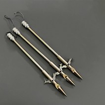 작살총 3/6pcs 낚시 새총 물고기 스테인레스 스틸 다트 이동식 설치 바브 야외 액세서리, [01] 3PCS