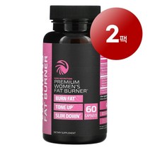 Nobi Nutrition 여성용 웨잇트 관리 프리미엄 지방 연소제 Womens Fat Burner 60정 1팩, 2팩