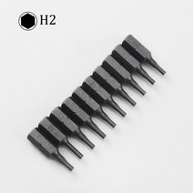 10pcs 육각 스크루 드라이버 비트 세트 14 hex shank 25mm hex head screw driver bits for power tool h2 h2.5 h3 h3.5