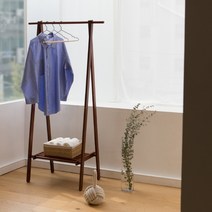 올모 데일리 접이식 행거/롱패딩행거 브라운, 색상