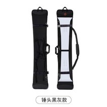 스노우 보드 스키 가방 배낭 장비 보관 보호 커버, 11. 새겨진 귀상어 블랙 그레이