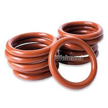 고무오링 패킹 실리콘 오링 고무링 10pcs 와이어 직경 3.5mm OD10-205mm 오일 저항 실리콘 고무 씰링 링 고, 63 75mm