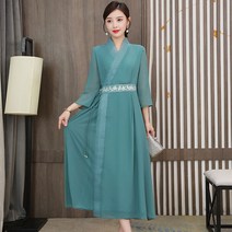 철릭원피스 원피스 개량한복 생활한복 퓨전 롱미니 드레스