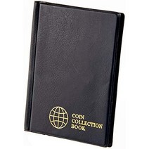 OSOPOLA 동전 보관 앨범 - 수집가용 120 포켓 동전 수집 홀더 Black CS3912, Coin Album Size(11.5x15.2cm), 12 Pockets/Page(3.0x3.0cm Pe