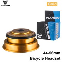 자전거 헤드셋 스템 스타너트 볼트 베어링 mtb viaron 통합 1 18 스티어링 칼럼 34 44 52 55 56mm 산악 프레스 박스 vtt 포크 컵, 황금 44mm-56mm