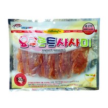 라이코스펫 써니 애견 웰빙 면역기능강화 모질개선 사사미 닭갈비 오리고기 비스켓 간식모음, 1개, 써니 요구르트 사사미 500g