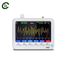 스펙트럼 분석기 측정기5"TFT LCD 디지털 휴대용 주파수 미터 50HZ-4GHZ 해상도 SMA-K 인터페이스, 한개옵션0