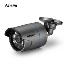 AZISHN-H.265 + 풀 HD 오디오 IP 카메라 4mp 2560x1440 얼굴 감지 6 개 어레이 야외 방수 총알 P2P, [02] POE 48V CAMERA, [03] 6mm, 02 POE 48V module_03 6mm