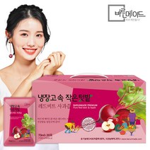 바른메이드 냉장고속 작은텃밭 레드비트 사과즙 30포