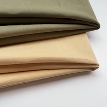 면 30수 도비 스판 - 도비로 짜여진 면 스판 원단 32 colors ( 자켓 외투 원피스 등 활용 ), 9. 카키