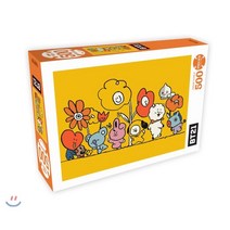 BT21 500피스 직소퍼즐 플라워, 대원앤북(대원씨아이)