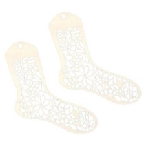 GHSHOP 나무 양말 차단기 뜨개질을 위한 양말 차단기 재미있는 DIY 양말 뜨개질 모델 뜨개질 양말 모델 원사 DIY 공예, 28x10.4x20cm, 활기 없는, B