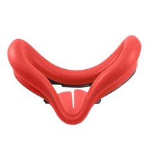 VR 헤드셋 기기 게임 안경 기계 글래스 oculus quest 2 vr 용 새로운 실리콘 마스크 커버 패드 oculus quest2용 통기성 땀 방지 라이트 블로킹 커버, 협력사, 빨간색