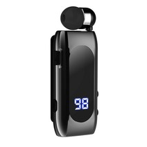Cooela LED C타입 자동 감김 블루투스 이어폰 원클립 유선 노이즈캔슬링 생활 방수 비즈니스