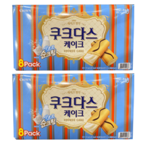 크라운 쿠쿠다스 케이크 616g, 2개