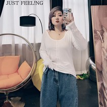 JUST FEEL!NG 봄가을 빅스타일 패션 디자인 오버핏 꽈배기 니트가디건 루즈핏 니트후드티 티셔츠