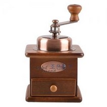 HOMART 원목 수동 핸드밀 커피그라인더 FK-122, 혼합색상, 1개