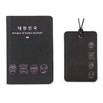 롤시 한국의미 가죽 여권지갑 여권케이스