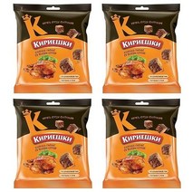 1+1 Kirieshki 호밀 크래커 크루통 빵수하리키 치킨 맛 소금 및 양념 40g / 1.4oz 4개 팩, Chicken_1.41 Ounce (Pack of 1)