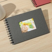 스크랩북 포토북만들기 앨범 사진첩 20 내부 페이지 수평 앨범 크리에이티브 새 스티커 Diy 세트 수제 기, 03 gray