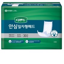 디펜드 남녀공용 안심 일자형 패드 속기저귀 성인기저귀, 1개입, 330매