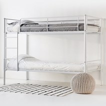 마켓비 MARINO 분리형 이층침대 트윈 싱글사이즈 S 100x200, 화이트