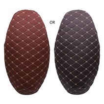바이크 범용 오토바이 액세서리 가죽 시트 쿠션 커버 자외선 차단 방수 보호대 절연, 02 Brown Humps Saddle