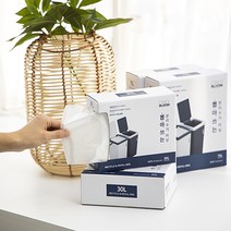 [데일리블룸 공식] 뽑아쓰는 분리수거함 투명 비닐 봉투 20L 30L 75L, 뽑아쓰는 분리수거 비닐 30L (60매)