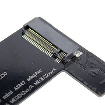 가전부품Nvme SSD 컨버터 카드 Mac Mini 2014 A1347 MEGEN2 어댑터 적용 2X 신제품, 01 black