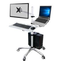 엔산마운트 Xergo EMC-21N 이동형 모니터 노트북 스탠드 의료용 시스템 거치대 브라켓/스탠드